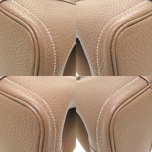 新品同様 エルメス ガーデンパーティTPM ネゴンダ エトゥープ Z刻印(2021年製) ハンドバッグ バッグ 0049 【中古】 HERMES