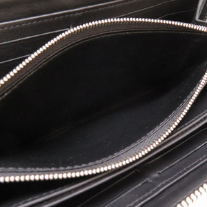 ルイ ヴィトン モノグラム マヒナ ジッピーウォレット ノワール ブラック ICタグ M61867 ラウンドファスナー 長財布 財布 黒 LV 0050 【中古】 LOUIS VUITTON