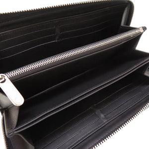 ルイ ヴィトン モノグラム マヒナ ジッピーウォレット ノワール ブラック ICタグ M61867 ラウンドファスナー 長財布 財布 黒 LV 0050 【中古】 LOUIS VUITTON