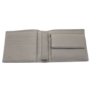 新品同様 フェンディ 7M0001 レザー グレー メンズ 2つ折り財布 財布 0057【中古】FENDI