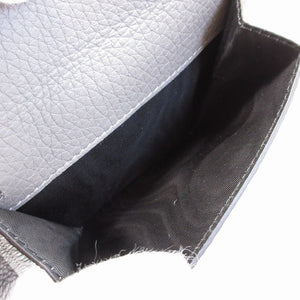 新品同様 フェンディ 7M0001 レザー グレー メンズ 2つ折り財布 財布 0057【中古】FENDI