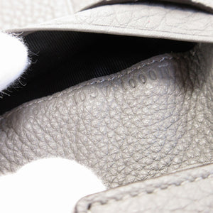 新品同様 フェンディ 7M0001 レザー グレー メンズ 2つ折り財布 財布 0057【中古】FENDI