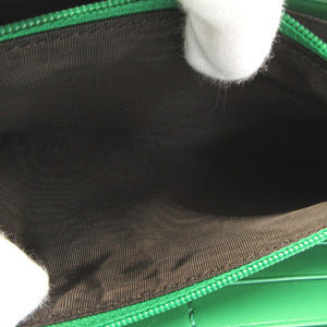 未使用 グッチ 625558 GGエンボスレザー グリーン 緑 ラウンドファスナー長財布 財布 0060【中古】GUCCI