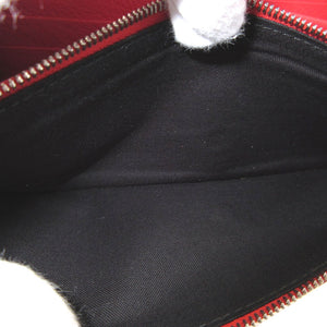 新品同様 バレンシアガ ペーパーウォレット 499207 レザー レッド 赤 2つ折り長財布 財布 0061【中古】BALENCIAGA