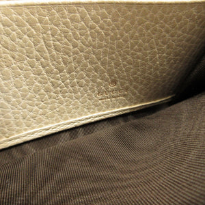 未使用 グッチ GGマーモント 456116 コンチネンタルウォレット GGスプリーム レザー ベージュ アイボリー 2つ折り長財布 財布 0063【中古】GUCCI