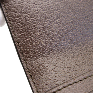 新品同様 グッチ シェリー GGマーモント 523153 コンチネンタルウォレット GGスプリーム レザー ベージュ ブラウン 茶 2つ折り長財布 財布 0064【中古】GUCCI