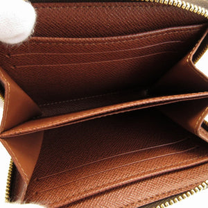 未使用 ルイヴィトン モノグラム M60067 ジッピーコインパース ブラウン 茶 コインケース カードケース 財布 0066【中古】LOUIS VUITTON