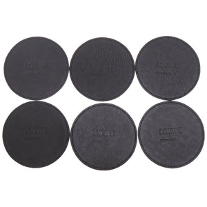 未使用 ロエベ コースター レザー ブラウン ノベルティ 0068 【中古】 LOEWE