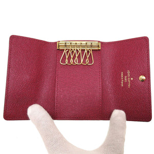 美品 ルイ ヴィトン モノグラム ミュルティクレ6 フューシャ ICタグ M60701 6連 キーケース LV 0074 【中古】 LOUIS VUITTON