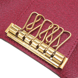 美品 ルイ ヴィトン モノグラム ミュルティクレ6 フューシャ ICタグ M60701 6連 キーケース LV 0074 【中古】 LOUIS VUITTON