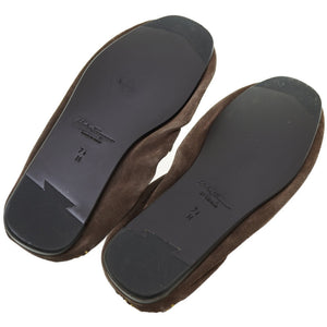 新品同様 フェラガモ Fabrizio タッセル ローファー スウェード ブラウン サイズ7.5 シューズ 0088【中古】Salvatore Ferragamo メンズ