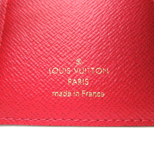 未使用 ルイ ヴィトン モノグラム ポルトフォイユ ヴィクトリーヌ レッド N41659 三つ折り財布 財布 LV 0097 【中古】 LOUIS VUITTON