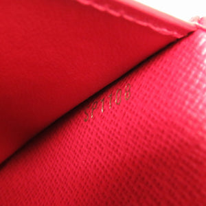 未使用 ルイ ヴィトン モノグラム ポルトフォイユ ヴィクトリーヌ レッド N41659 三つ折り財布 財布 LV 0097 【中古】 LOUIS VUITTON