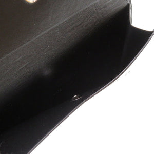 未使用 ジバンシー ブラック レザー BB605AB0CQ 001 二つ折り財布 財布 黒 0100 【中古】 GIVENCHY ジバンシィ