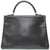 エルメス ケリー32 ボックスカーフ グラファイト シルバー金具 ハンドバッグ □E刻印 グレー 0106【中古】HERMES