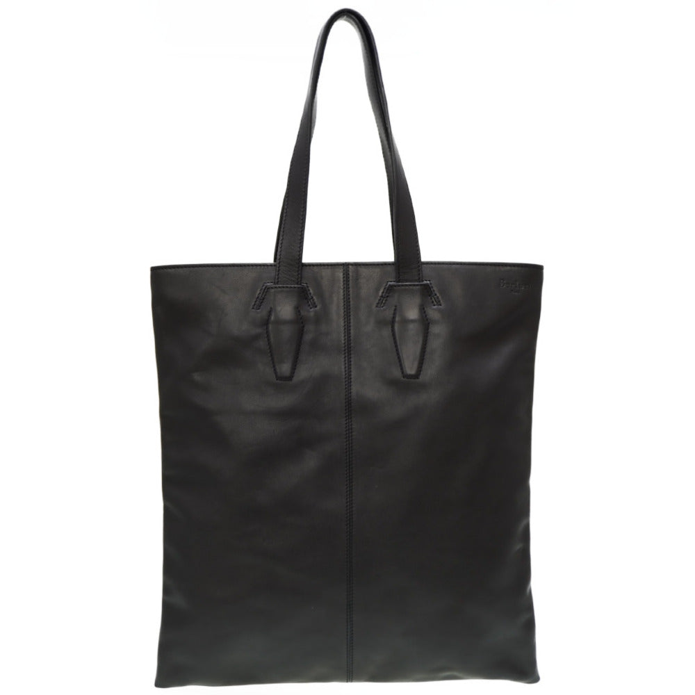 美品 ベルルッティ レザー トートバッグ ブラック 黒 0107【中古】BERLUTI