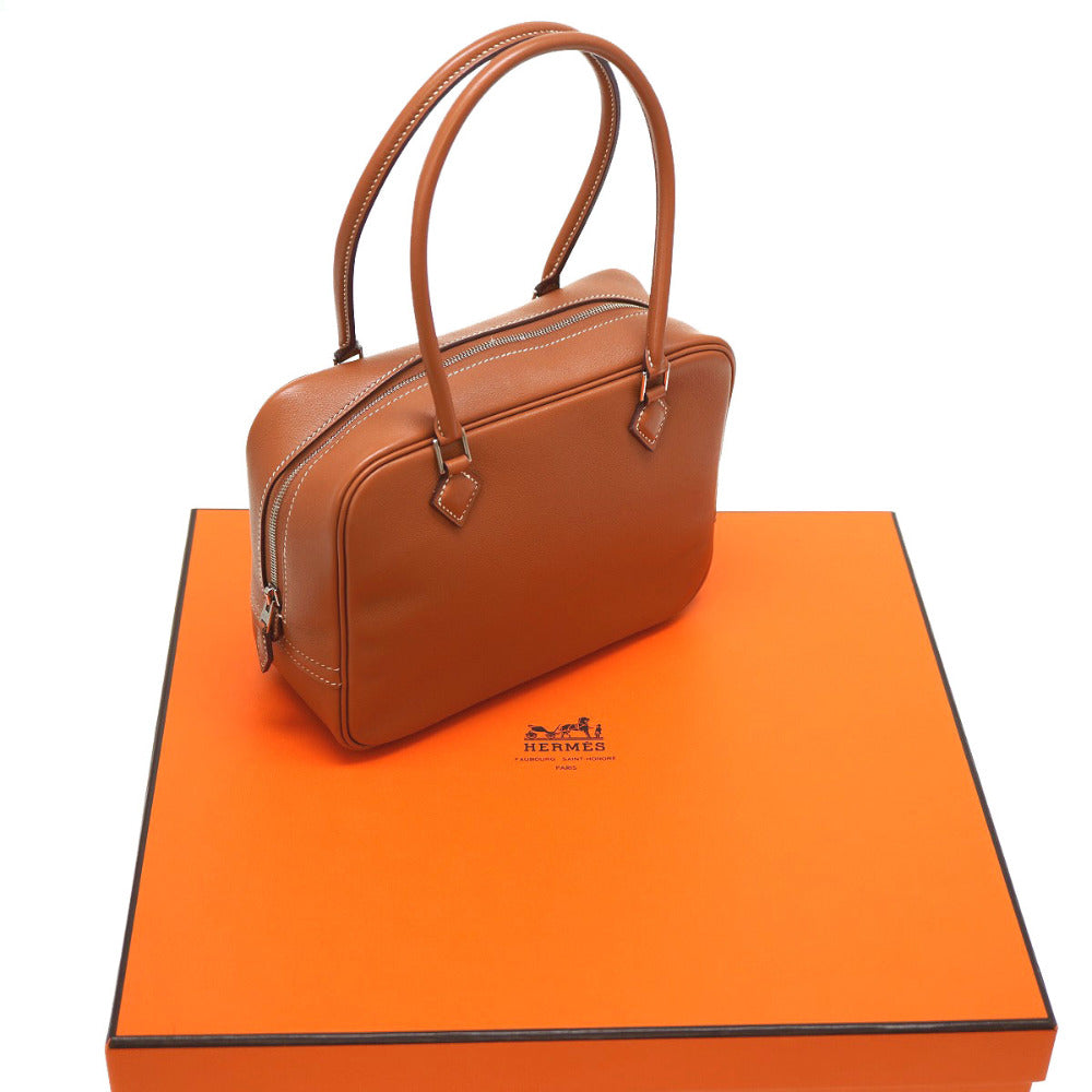 未使用 エルメス ミニプリュム 20 スイフト ゴールド ハンドバッグ □N刻印 0109【中古】HERMES プリュム20