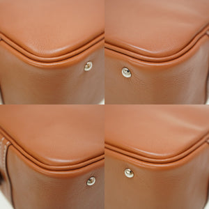 未使用 エルメス ミニプリュム 20 スイフト ゴールド ハンドバッグ □N刻印 0109【中古】HERMES プリュム20