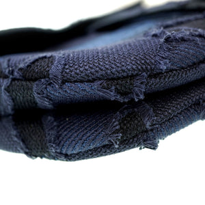 美品 ディオール サドル カモフラージュ ショルダーバッグ キャンバス ネイビー 0116【中古】Dior レディース