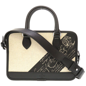 未使用 ベルルッティ アンジュール ガリバー ベージュ ブラック M224709 2WAY ハンドバッグ バッグ 0119 【中古】 Berluti メンズ