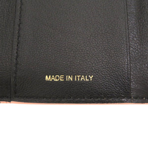 マルニ トリフォールドウォレット トランク レザー グレー レッド PFMOW02U23 三つ折り財布 財布 0120 【中古】 MARNI