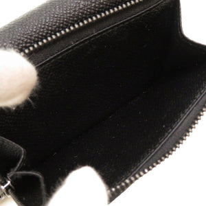 新品同様 ドルチェアンドガッバーナ レザー ブラック 三つ折り財布 財布 黒 0122 【中古】 DOLCE&GABBANA メンズ