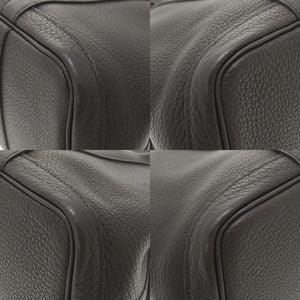 新品同様 エルメス ガーデンパーティTPM ネゴンダ ブラック シルバー金具 □N刻印 ハンドバッグ バッグ 黒 0130 【中古】 HERMES