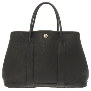 新品同様 エルメス ガーデンパーティTPM ネゴンダ ブラック シルバー金具 □N刻印 ハンドバッグ バッグ 黒 0130 【中古】 HERMES