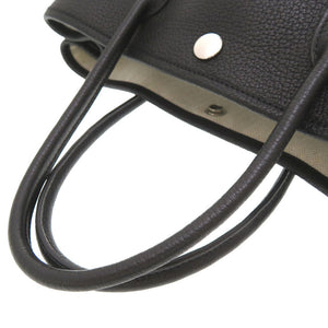 新品同様 エルメス ガーデンパーティTPM ネゴンダ ブラック シルバー金具 □N刻印 ハンドバッグ バッグ 黒 0130 【中古】 HERMES