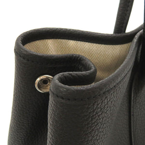 新品同様 エルメス ガーデンパーティTPM ネゴンダ ブラック シルバー金具 □N刻印 ハンドバッグ バッグ 黒 0130 【中古】 HERMES