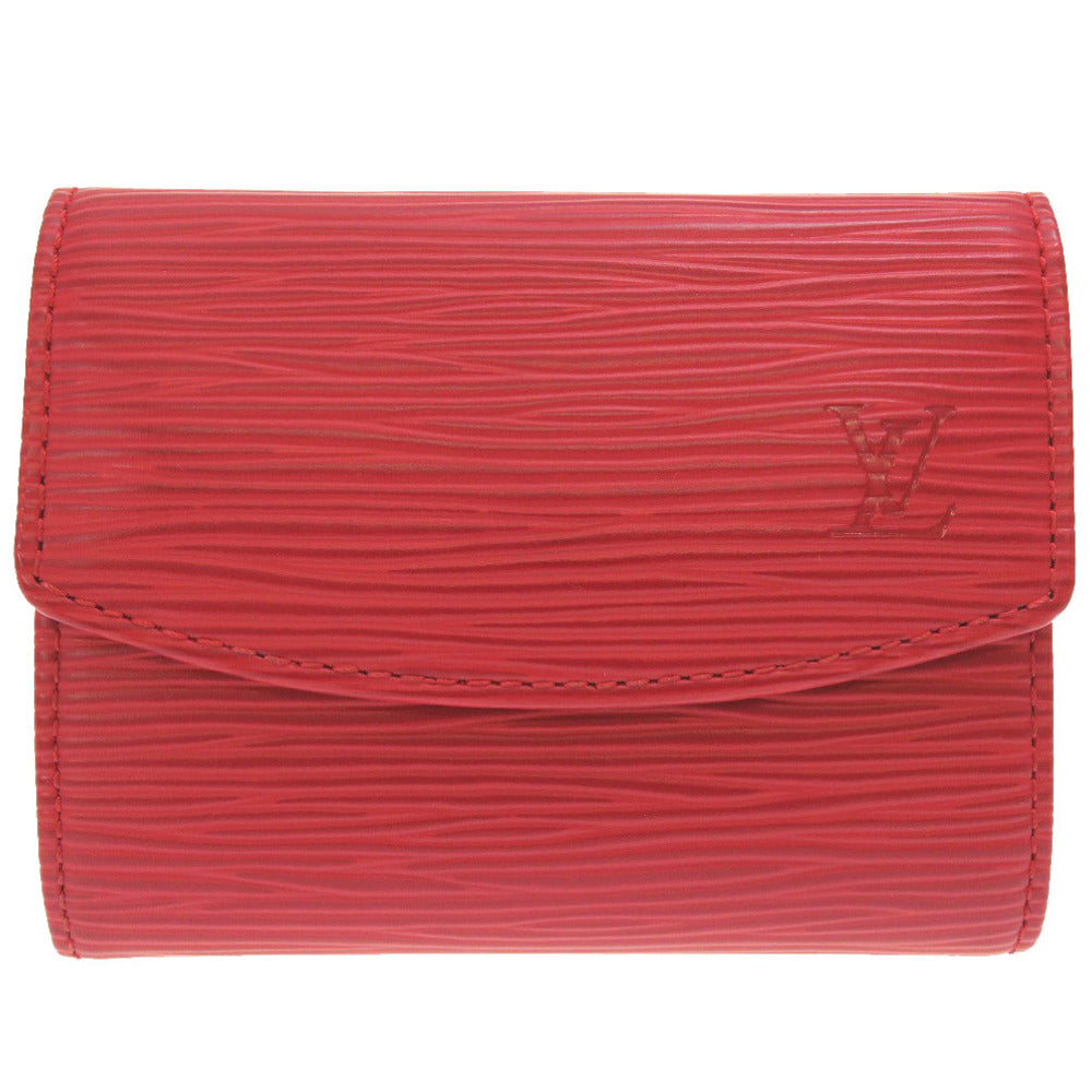 新品同様 ルイ ヴィトン エピ ポルトモネ サーンプル カスティリアンレッド M63417 コインケース 小銭入れ 財布 赤 LV 0133 【中古】 LOUIS VUITTON