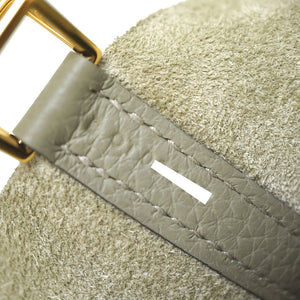 未使用 エルメス ピコタンロックPM B刻印(2023年製) トリヨンクレマンス セージ / ソーゼ ゴールド金具 ハンドバッグ 0138【中古】HERMES