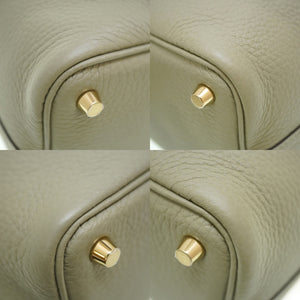 未使用 エルメス ピコタンロックPM B刻印(2023年製) トリヨンクレマンス セージ / ソーゼ ゴールド金具 ハンドバッグ 0138【中古】HERMES