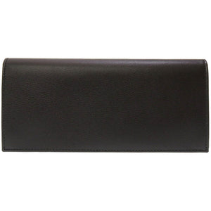 未使用 ロエベ レザー ブラック 長財布 財布 黒 0145 【中古】 LOEWE メンズ