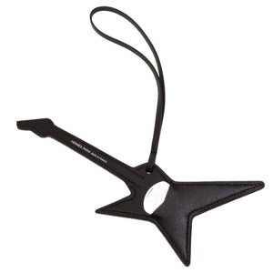 未使用 エルメス ロック バッグチャーム ヴォータデラクト シェーブルシャムキア ブラック ブルーロワイヤル ギター ピック キーホルダー 0147 【中古】 HERMES