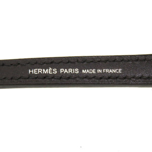 未使用 エルメス ロック バッグチャーム ヴォータデラクト シェーブルシャムキア ブラック ブルーロワイヤル ギター ピック キーホルダー 0147 【中古】 HERMES