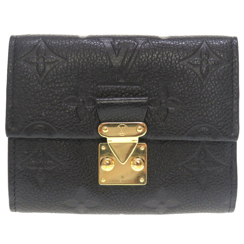 美品 ルイ ヴィトン モノグラム アンプラント ポルトフォイユ メティス コンパクト ノワール ICタグ M80880 三つ折り財布 ブラック 財布 黒 LV 0158 【中古】 LOUIS VUITTON