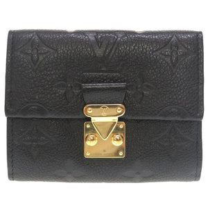 美品 ルイ ヴィトン モノグラム アンプラント ポルトフォイユ メティス コンパクト ノワール ICタグ M80880 三つ折り財布 ブラック 財布 黒 LV 0158 【中古】 LOUIS VUITTON