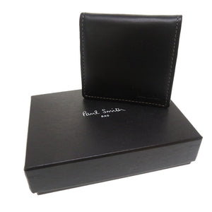 未使用 ポール スミス レザー ブラック コインケース 小銭入れ 財布 黒 0161 【中古】 Paul Smith メンズ
