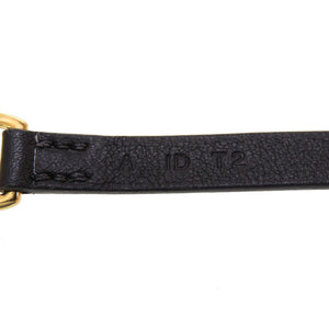 新品同様 エルメス エトリエ ドゥブルトゥール ヴォースイフト ブラック ゴールド A刻印(2017年製) ブレスレット アクセサリー 黒 0162 【中古】 HERMES