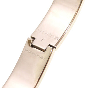 美品 エルメス クリックH PM シルバー オレンジ ブレスレット アクセサリー 0167 【中古】 HERMES