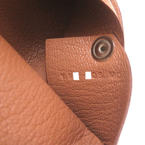 美品 エルメス カルヴィ シェーブル ベージュ Y刻印(2020年製) カードケース 茶 0169 【中古】 HERMES