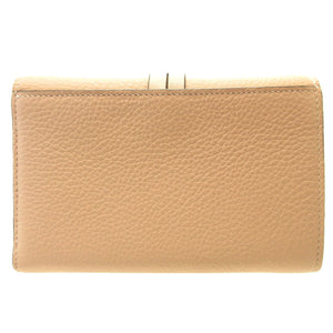 新品同様 クロエ Alphabet レザー ピンク 3つ折り財布 財布 0178【中古】Chloe