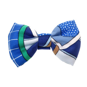 未使用 エルメス ツイリードール シルク ブルー スカーフ リボン 青 0181 【中古】 HERMES