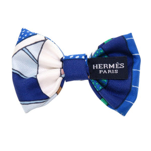 未使用 エルメス ツイリードール シルク ブルー スカーフ リボン 青 0181 【中古】 HERMES