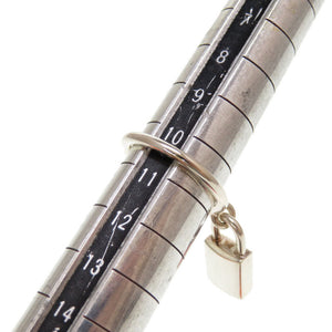 未使用 エルメス アミュレット カデナ リング サイズ51 シルバー925 指輪 アクセアリー 0182 【中古】 HERMES