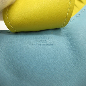 美品 エルメス ロデオチャームGM アニューミロ セレステ ライム マラカイト バッグチャーム キーホルダー 0191【中古】HERMES