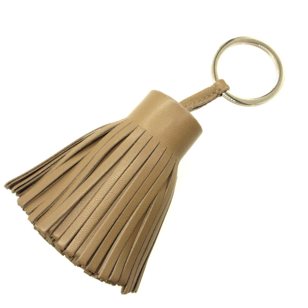 新品同様 エルメス カルメン ヴォ―スイフト エトゥープ キーリング キーホルダー 0199【中古】HERMES