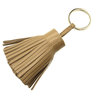 新品同様 エルメス カルメン ヴォ―スイフト エトゥープ キーリング キーホルダー 0199【中古】HERMES