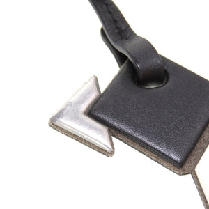 トッズ 鳥 バード レザー ホワイト シルバー ブラック バッグチャーム キーホルダー 白 黒 銀 0204 【中古】 TOD’S